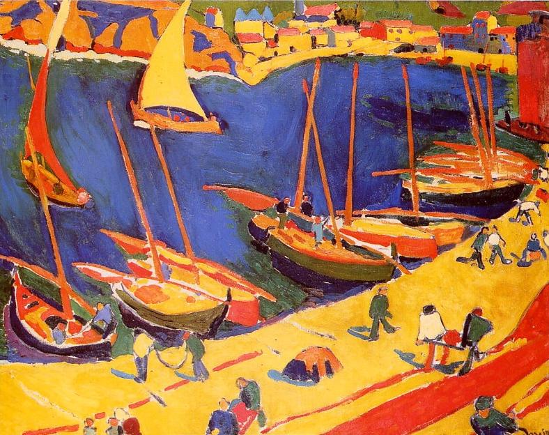 André DERAIN "Collioure: le port de pêche"