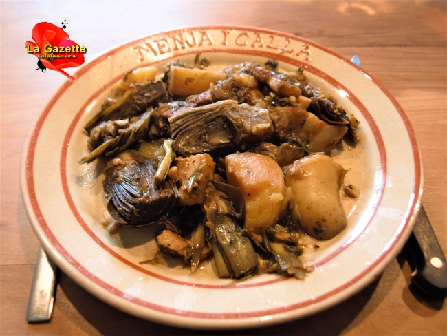 L&rsquo;Étouffé d&rsquo;artichauts violets et de pommes de terre&nbsp;nouvelles