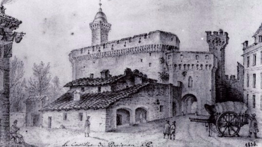 Le_Castillet en_1836 (Casa.fr)