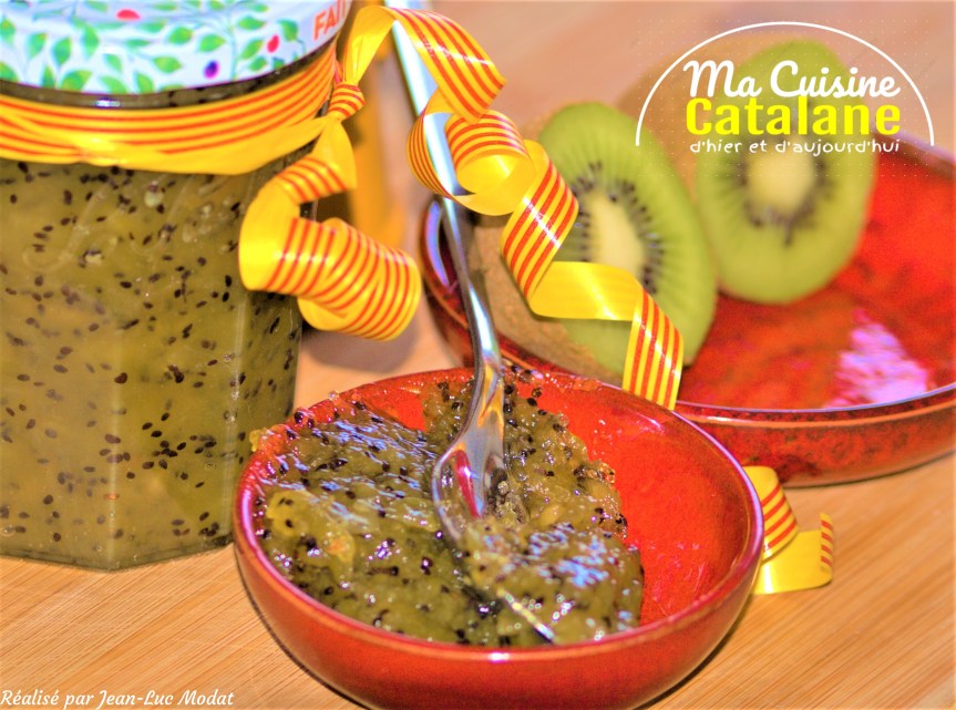 Ma confiture de kiwis&nbsp;catalans