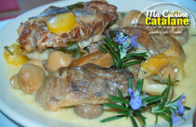 Blanquette d&rsquo;agneau au vin blanc du&nbsp;Roussillon