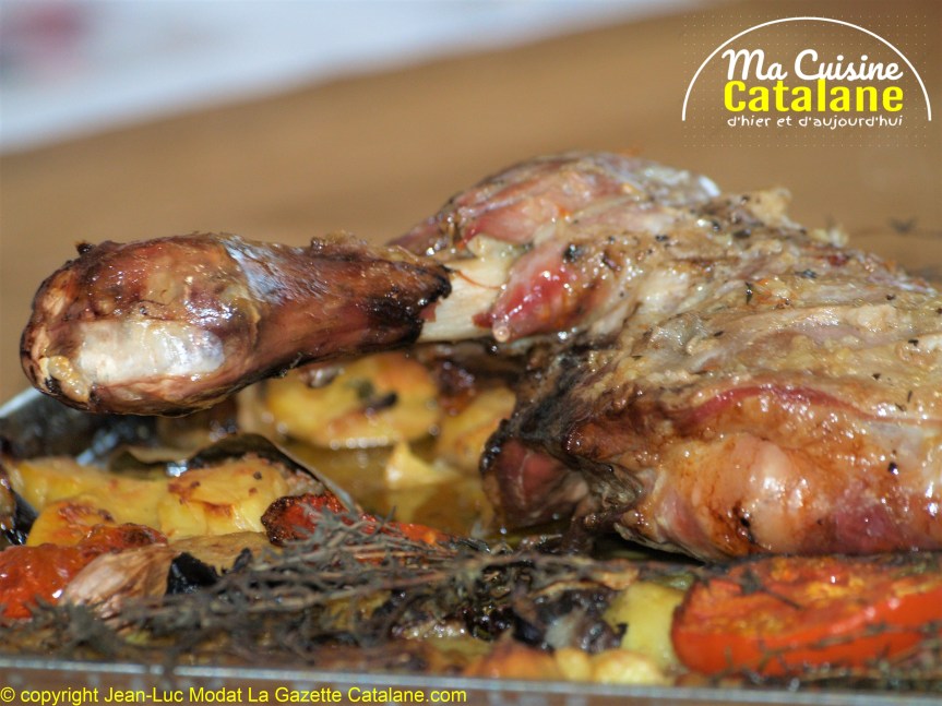 Epaule d&rsquo;agneau catalan au&nbsp;four